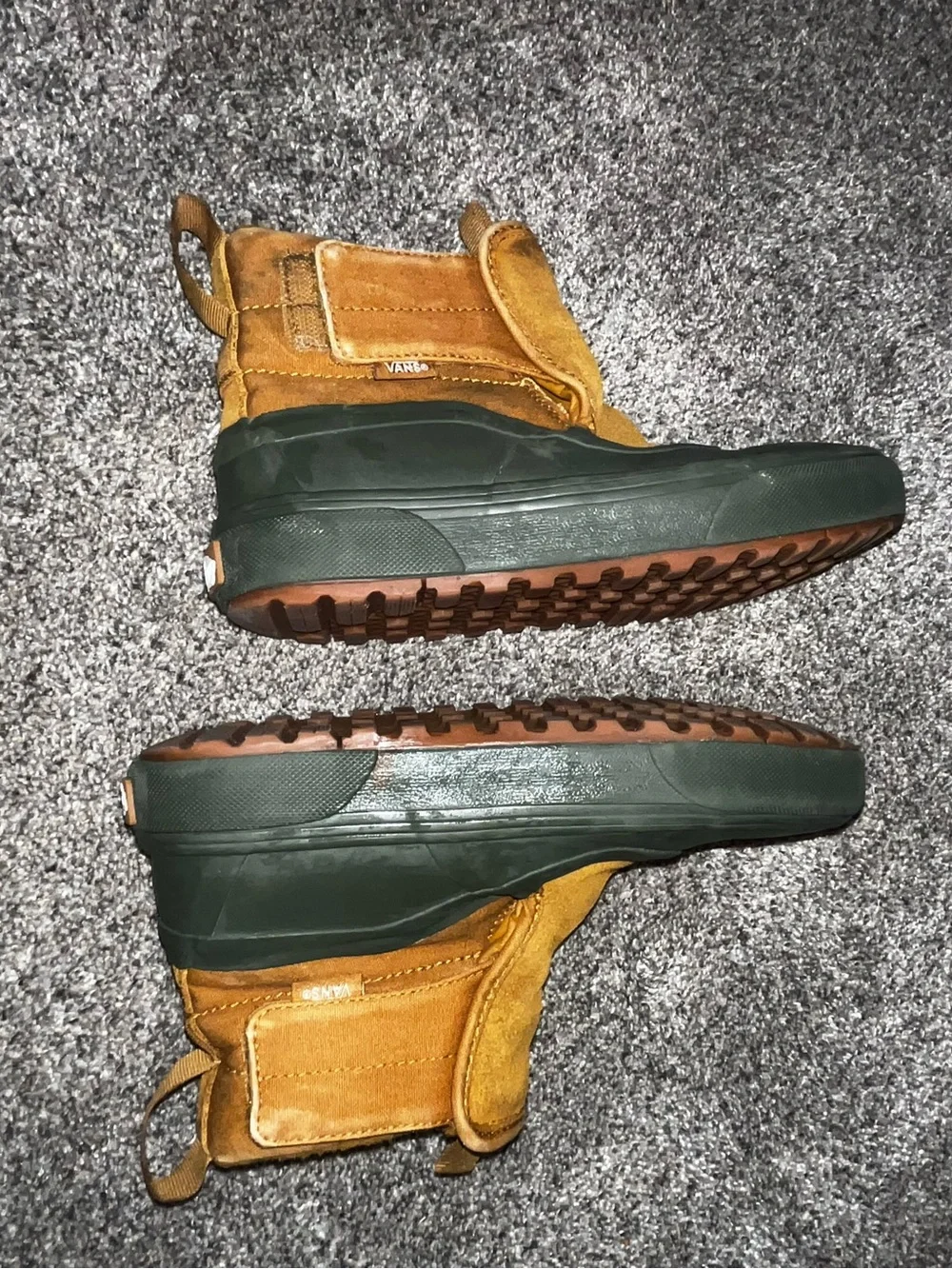 Vans mte galoshes boots warm winter or rain sz j3 kids